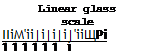 Подпись: Linear glass scale ІІіМ'іі|і|і|і|'ііЩРі 111111 і 